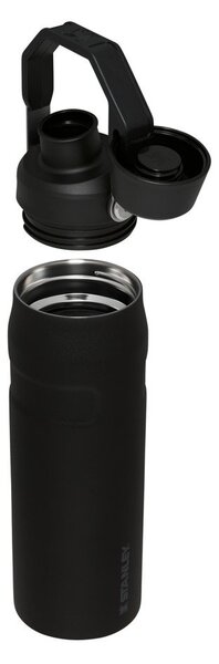 Черна термо бутилка от неръждаема стомана 700 ml IceFlow™ Bottle Fast Flow Black – Stanley