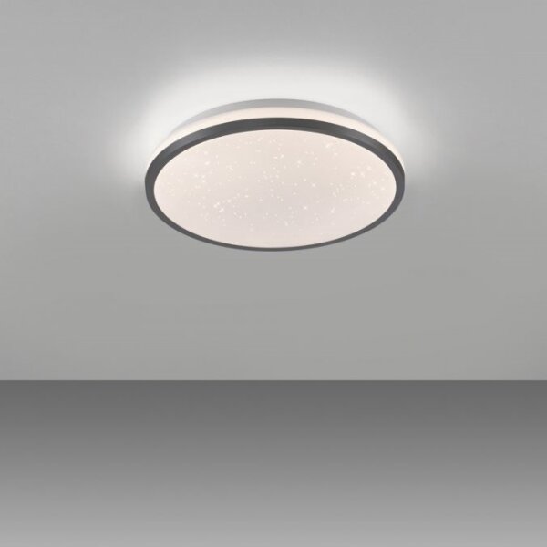 JUST LIGHT. 14293-18 - LED Димируем плафон KYLE LED/10W/230V черен