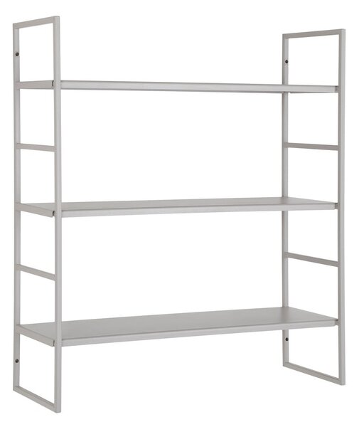 Светлосив метален стенен рафт на няколко нива 48 cm Beja – House Nordic