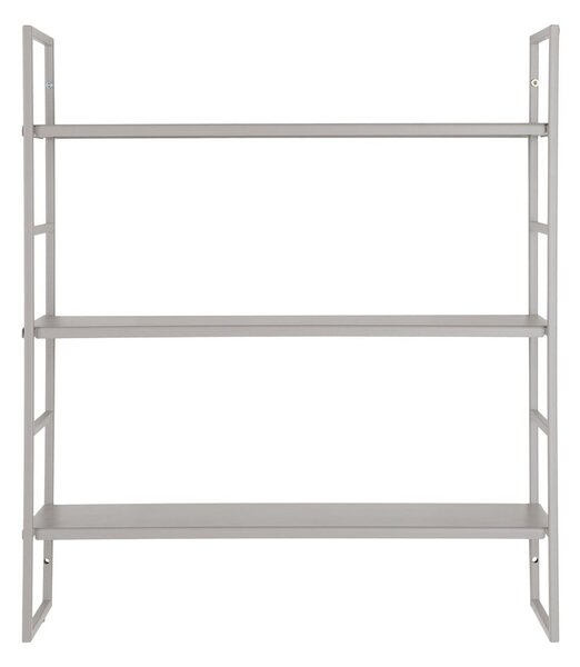 Светлосив метален стенен рафт на няколко нива 48 cm Beja – House Nordic