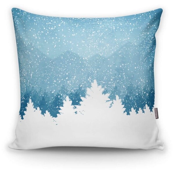 Комплект от 4 коледни калъфки за възглавници и покривка за маса Winter Wonderland - Minimalist Cushion Covers