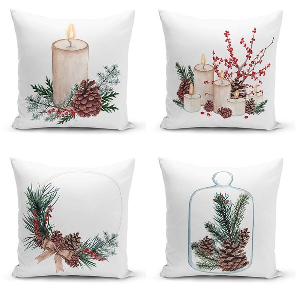 Калъфки за възглавници в комплект от 4 броя 43x43 cm - Minimalist Cushion Covers