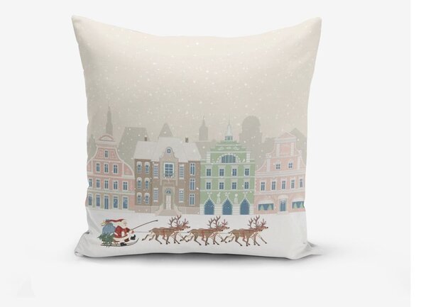 Комплект от 4 коледни калъфки за възглавници и покривка за маса Holiday Season - Minimalist Cushion Covers