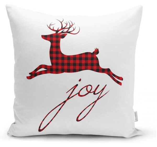 Комплект от 4 коледни калъфки за възглавници и покривка за маса Christmas Tartan - Minimalist Cushion Covers