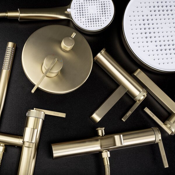 Душ система за вграждане Rea Grace Brush Gold + BOX