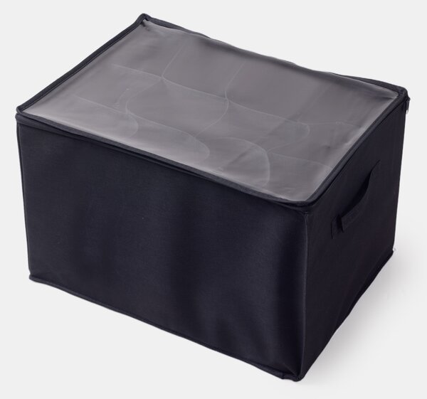 Sinsay - Текстилен органайзер за обувки с отделения - черeн