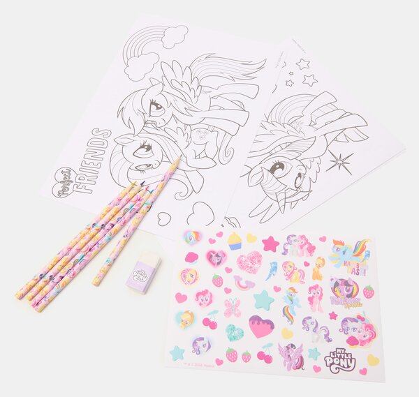 Sinsay - Комплект за оцветяване със стикери 17 pack My Little Pony - розов