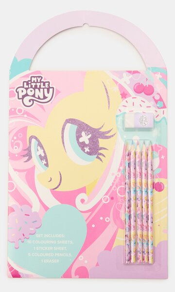 Sinsay - Комплект за оцветяване със стикери 17 pack My Little Pony - розов