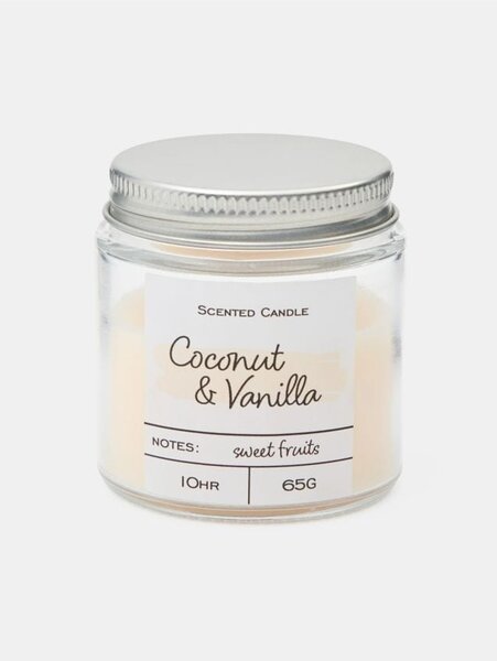 Sinsay - Ароматна свещ Coconut & Vanilla - телесен цвят