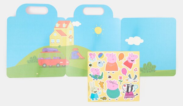 Sinsay - Книга със стикери Peppa Pig - розов