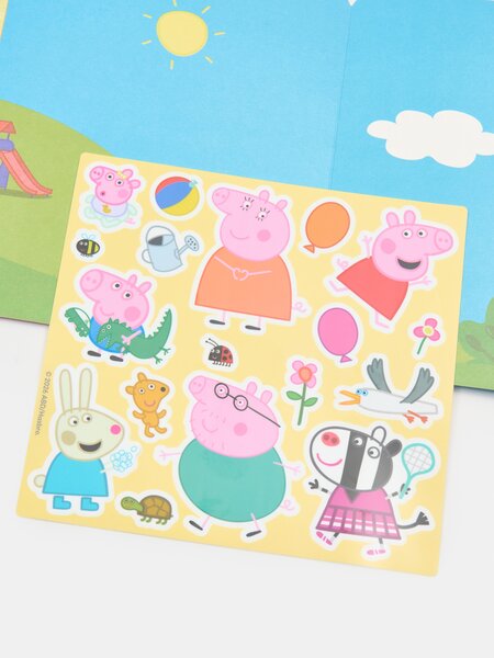 Sinsay - Книга със стикери Peppa Pig - розов
