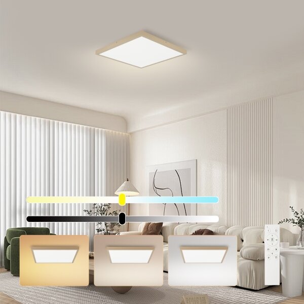 Brilagi - димируемо LED осветително тяло за баня FRAME SMART LED/50W/230V 60x60 IP44 + дистанционно управление