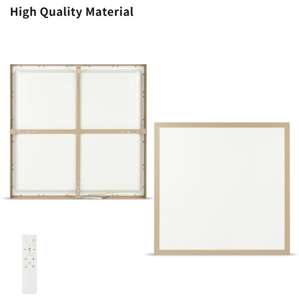 Brilagi - димируемо LED осветително тяло за баня FRAME SMART LED/50W/230V 60x60 IP44 + дистанционно управление