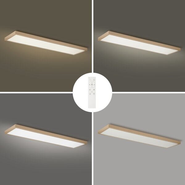 Brilagi-LED Димируемо осветително тяло за баня FRAME SMART LED/50W/230V 120x30 IP44 + дистанционно управление