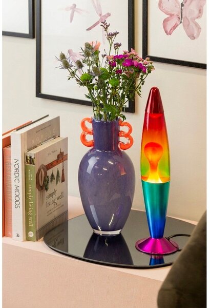 Зелена стъклена лава лампа (височина 41,5 cm) Rainbow Rocket Lava – Leitmotiv