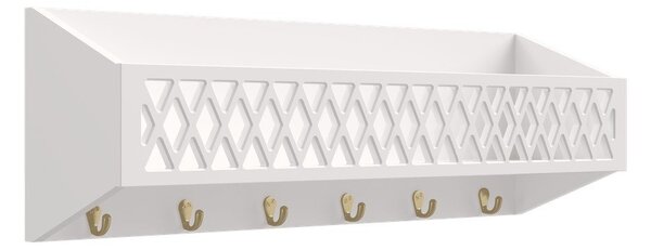 Бяла стенна детска закачалка 75x25 cm Harlequin – Cam Cam Copenhagen