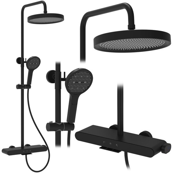 Комплект за душ REA Farel Black