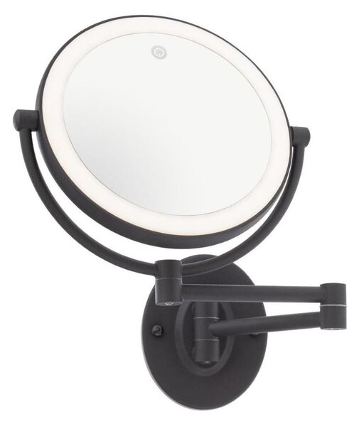 Redo 01-3088-LED Димируем козметично огледало SELFIE LED/7W/230V 3000/4000/6000K черен