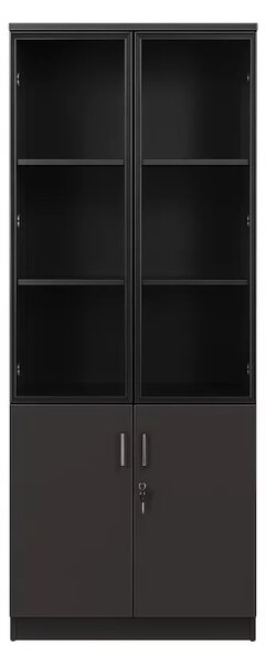 Шкаф с две врати от алуминий и стъкло – W800D400H2000