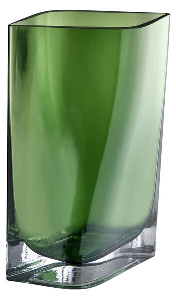 BLOMUS Стъклена ваза DUASIS, размер M - цвят зелен (Agave Green)