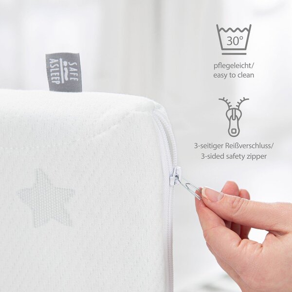 Детски матрак със сменяем калъф от пяна 60x120 cm Comfort Air Roll – Roba