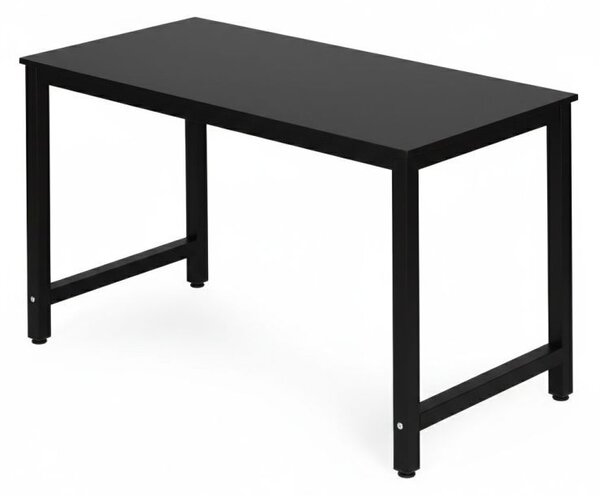 Компютърно бюро 120 x 60 cm - бюро за офис и студентска стая Черен