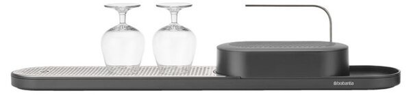 Комплект за мивка Brabantia SinkStyle 1008498, 2 части, Минерализирано покритие, Устойчив на корозия, Тъмносив