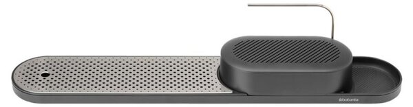 Комплект за мивка Brabantia SinkStyle 1008498, 2 части, Минерализирано покритие, Устойчив на корозия, Тъмносив