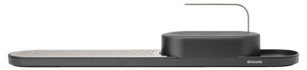 Комплект за мивка Brabantia SinkStyle 1008498, 2 части, Минерализирано покритие, Устойчив на корозия, Тъмносив