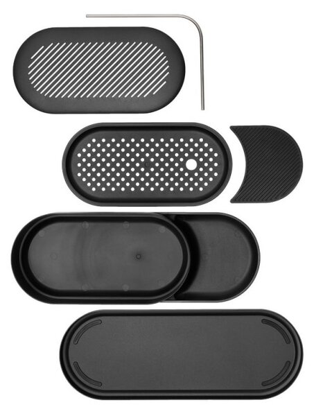 Органайзер за мивка Brabantia SinkStyle 1008500, Минерализирано покритие, Устойчив на корозия, Тъмносив