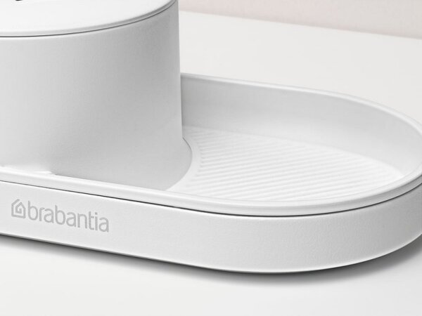 Комплект за мивка Brabantia SinkStyle 1008499, 2 части, Минерализирано покритие, Устойчив на корозия, Бял