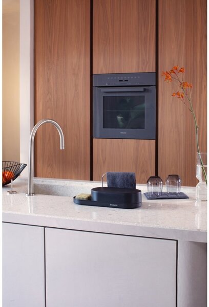 Органайзер за мивка Brabantia SinkStyle 1008500, Минерализирано покритие, Устойчив на корозия, Тъмносив