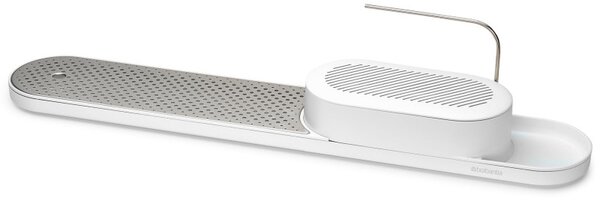 Комплект за мивка Brabantia SinkStyle 1008499, 2 части, Минерализирано покритие, Устойчив на корозия, Бял
