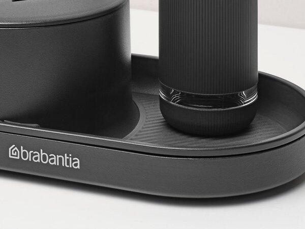 Комплект за мивка Brabantia SinkStyle 1008502, 3 части, 200 мл, Минерализирано покритие, Тъмносив