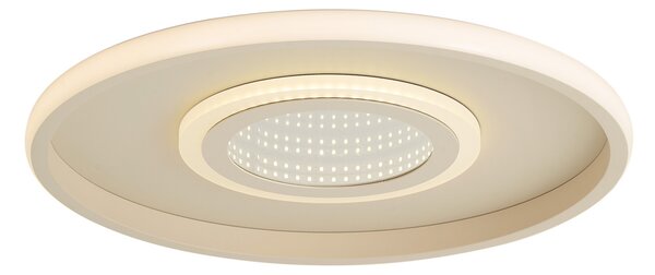 Модерна таванна лампа бяла с LED и 3-степенен превключвател - Frini
