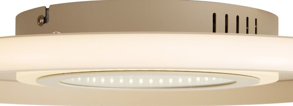 Модерна таванна лампа бяла с LED и 3-степенен превключвател - Frini