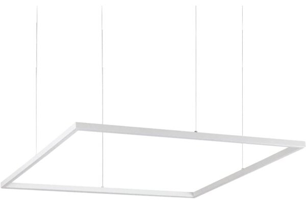Ideal Lux - LED полилей на кабел ORACLE SLIM LED/53W/230V 3000K 90x90 cm бял