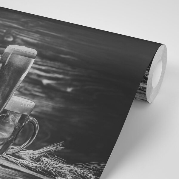 Фототапет – Бирен фестивал в черно-бяло