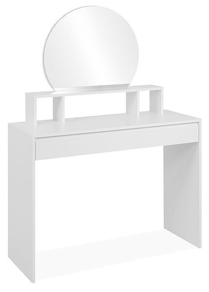 Тоалетка 39A - 100 x 40 x 140 cm, бяла