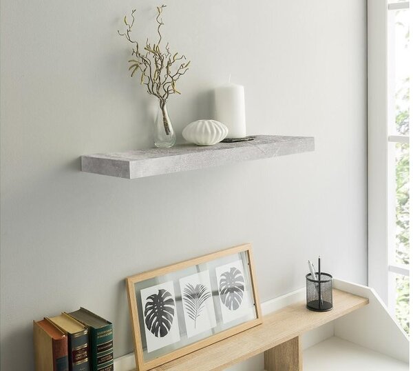Стенна полица Shelvy 60 - 23.5 x 3.7 x 60 cm, различни цветове
