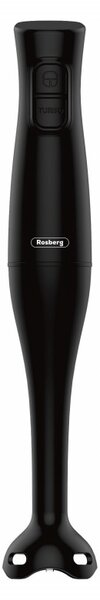 Ръчен пасатор Rosberg R51112O, 400W, 2 скорости, Подвижен накрайник, Черен