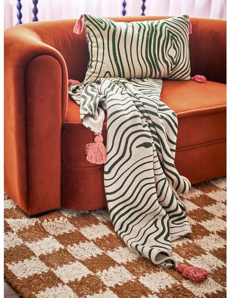 Одеяло със смес от памук 130x160 cm Woodsby – Bloomingville
