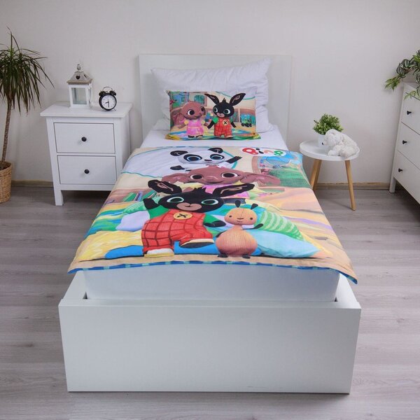 Памучно детско спално бельо 100x135 cm Bing Bunny "Tower" – Jerry Fabrics