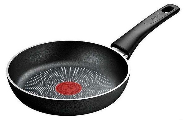 Тиган Tefal C2920453 Force, 24 см, Незалепващо покритие, Thermo-signal, Thermo-Fusion, Индукция, Черен