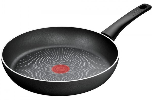 Тиган Tefal C2920653 Force, 28 см, Незалепващо покритие, Thermo-signal, Индукция, Черен