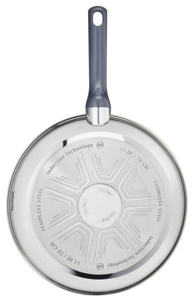 Тиган за палачинки Tefal G7313855 Daily Cook, 25 см, Незалепващо покритие, Thermo-signal, Индукция, Инокс