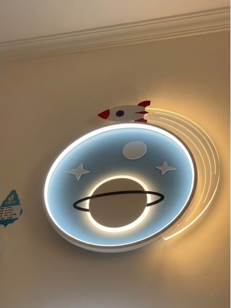 Brilagi -LED детско таванно осветително тяло STARSHIP LED/64W/230V 3000/4500K синьо