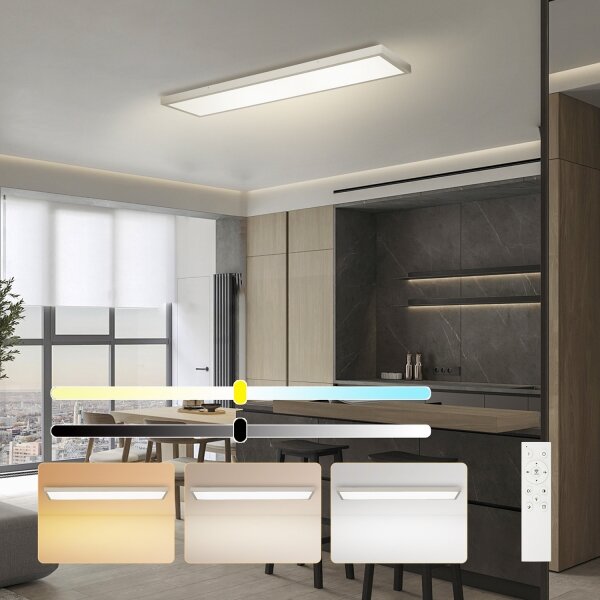 Brilagi-LED Димируемо осветително тяло за баня FRAME SMART LED/50W/230V 120x30 IP44 + ДУ