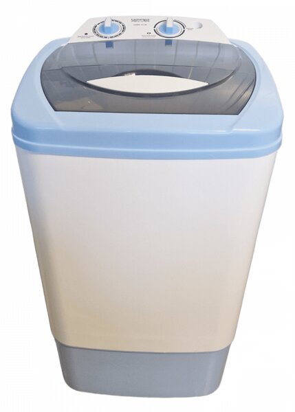 Полуавтоматична пералня Lamarque SAWM-611BL, 380W, 6 кг, Таймер, Превключвател, Син/Бял