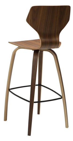Бар стол в тъмно естествен цвят (височина на седалката 75 cm) S.I.T – DAN-FORM Denmark